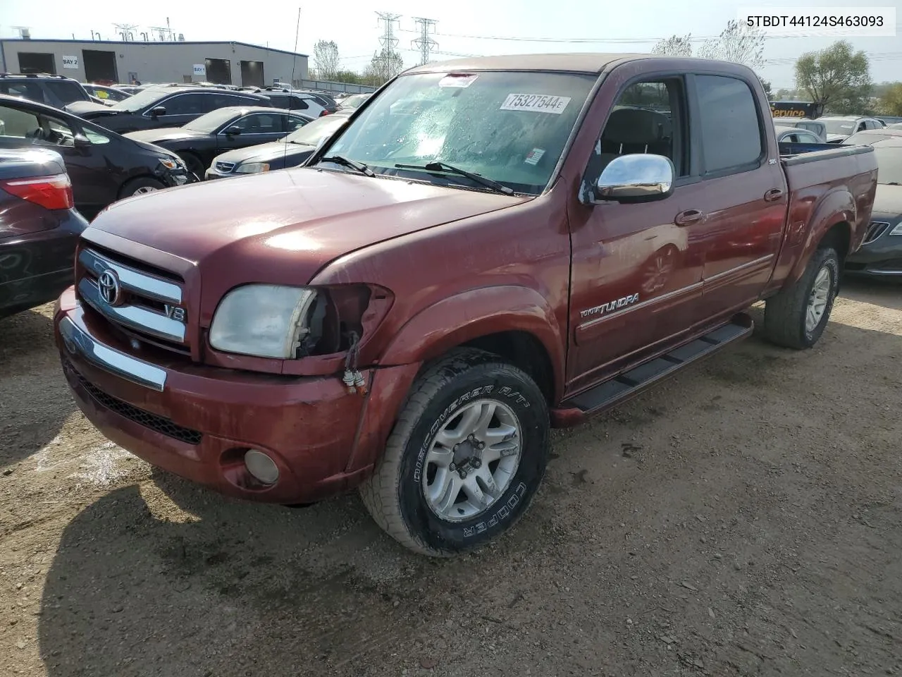 2004 Toyota Tundra Double Cab Sr5 VIN: 5TBDT44124S463093 Lot: 75327544