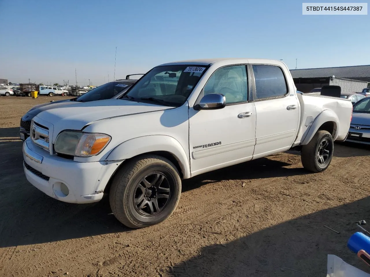 5TBDT44154S447387 2004 Toyota Tundra Double Cab Sr5