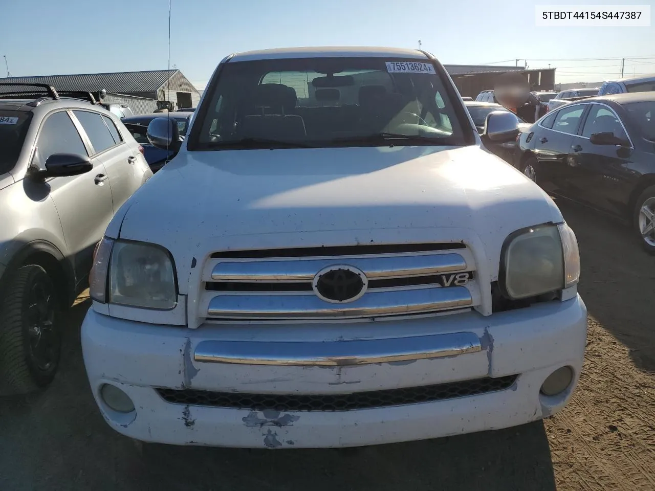 2004 Toyota Tundra Double Cab Sr5 VIN: 5TBDT44154S447387 Lot: 75513624