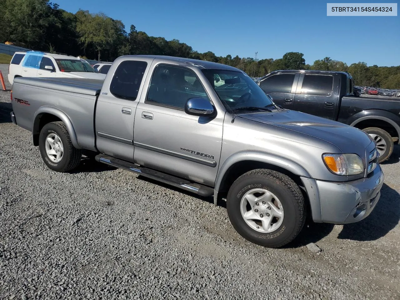 2004 Toyota Tundra Access Cab Sr5 VIN: 5TBRT34154S454324 Lot: 75552604