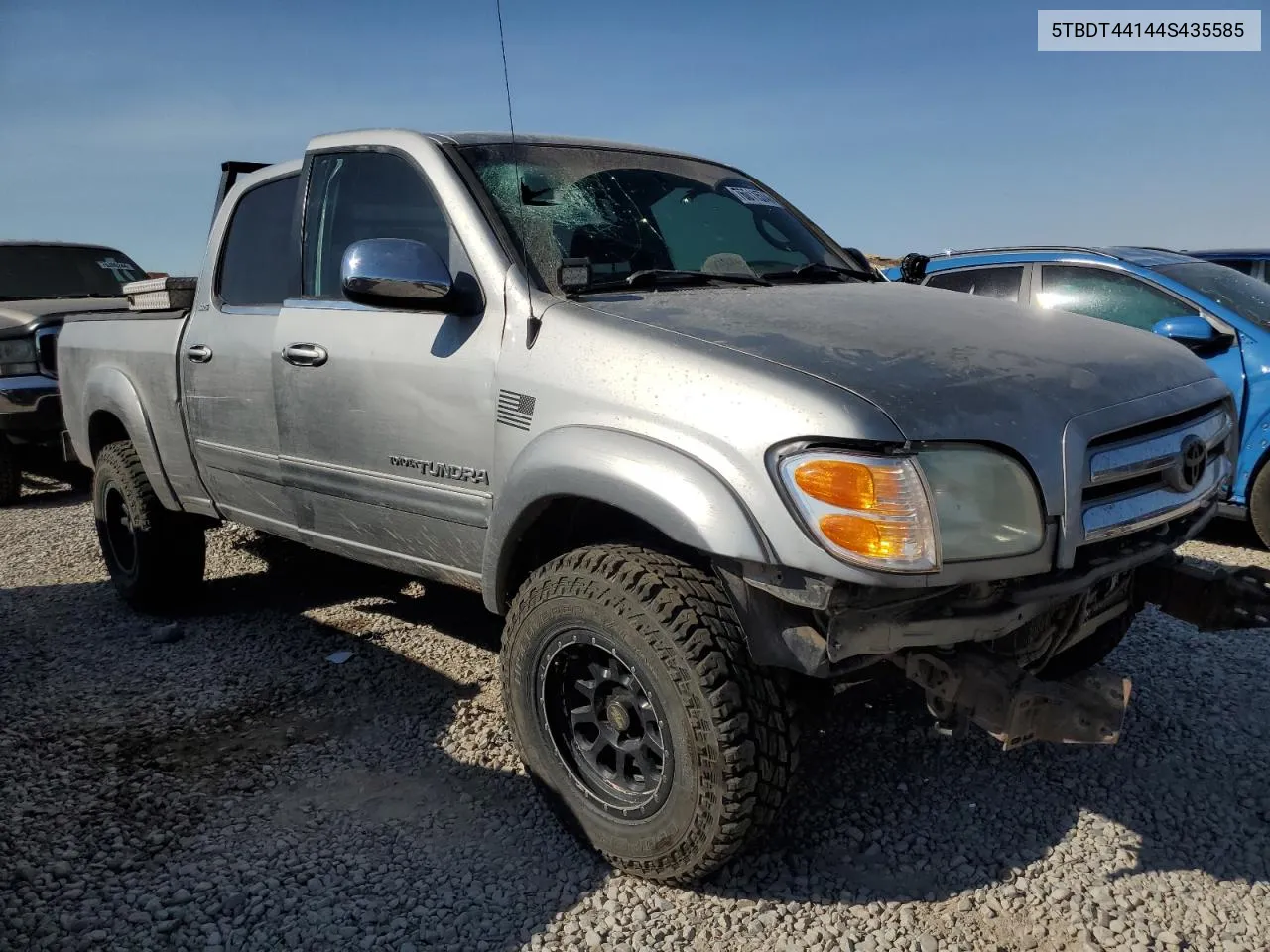 2004 Toyota Tundra Double Cab Sr5 VIN: 5TBDT44144S435585 Lot: 76011574