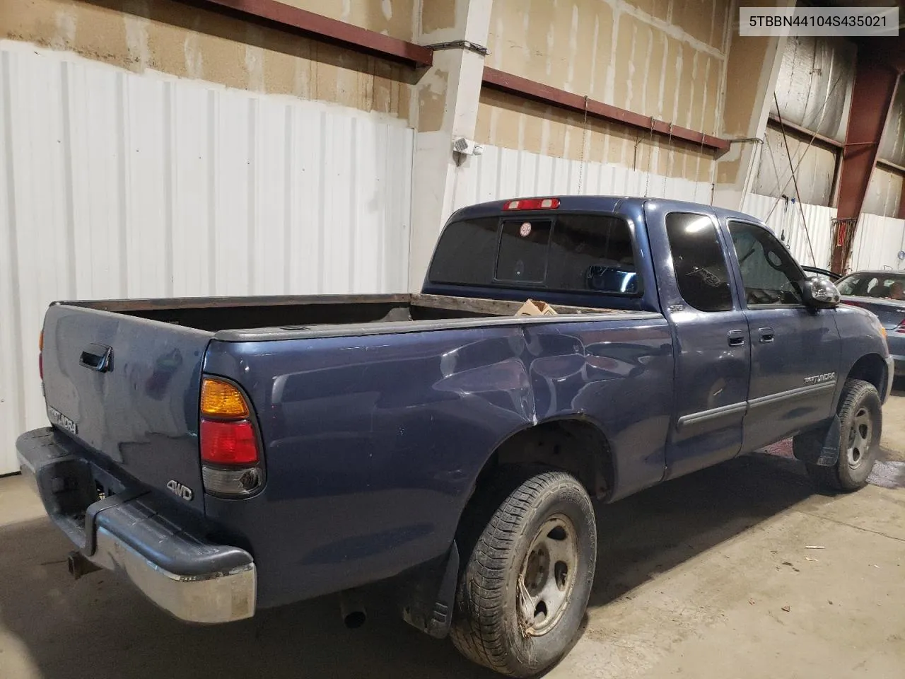 2004 Toyota Tundra Access Cab Sr5 VIN: 5TBBN44104S435021 Lot: 76540334