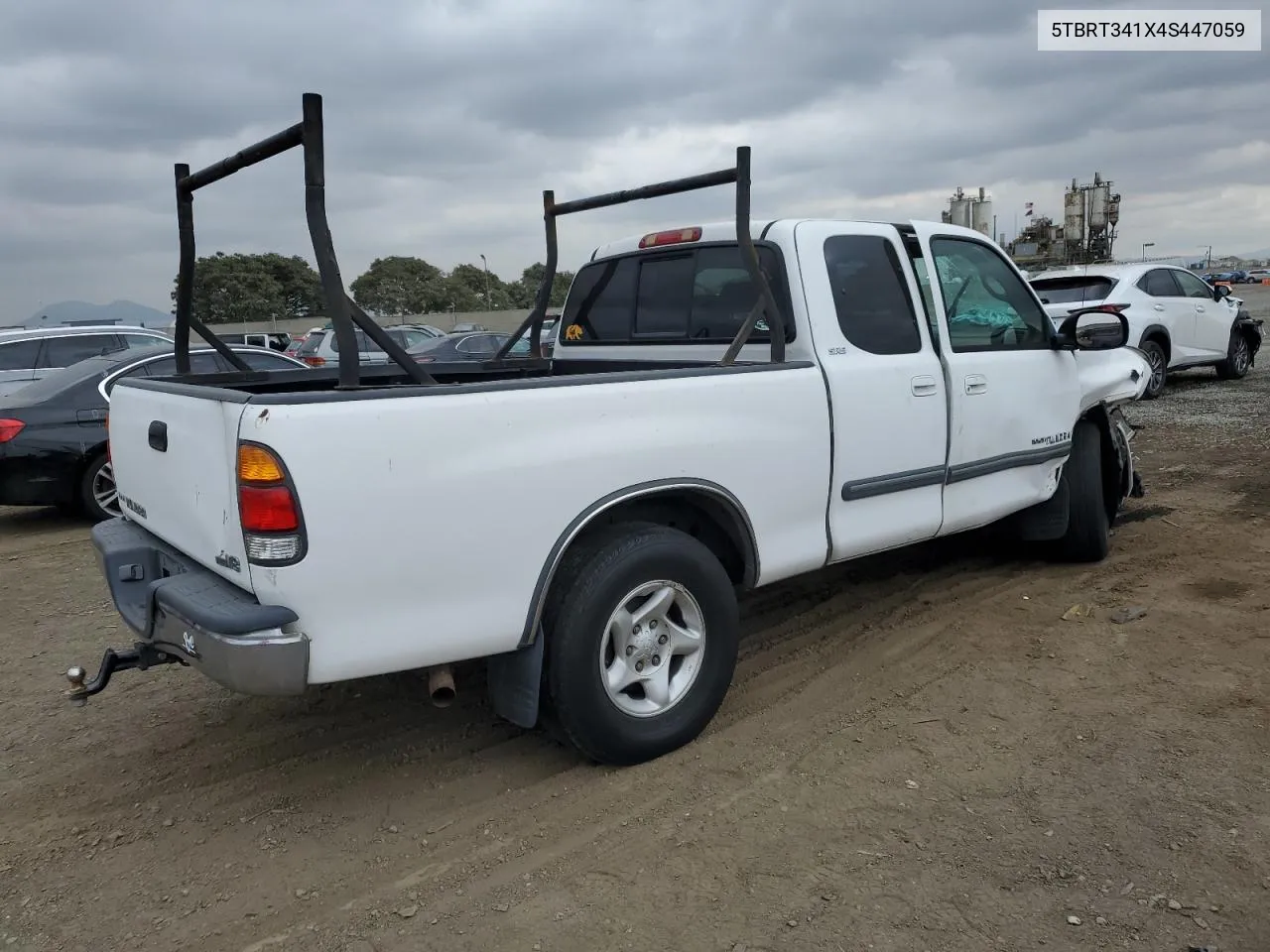 2004 Toyota Tundra Access Cab Sr5 VIN: 5TBRT341X4S447059 Lot: 76800674