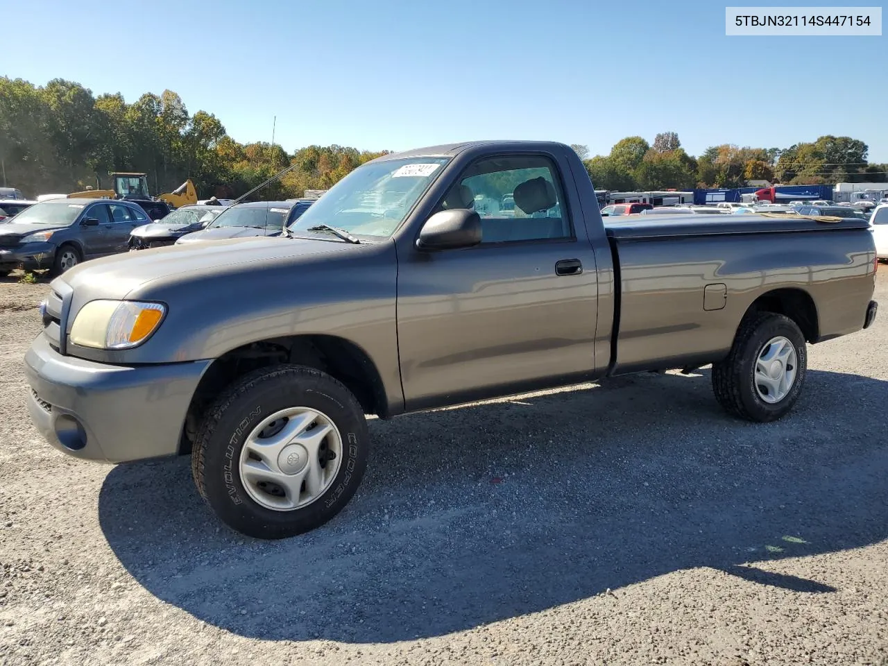 2004 Toyota Tundra VIN: 5TBJN32114S447154 Lot: 76907944