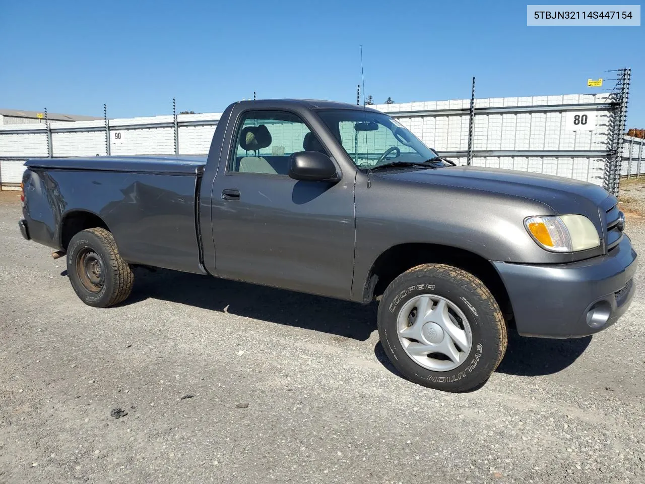 2004 Toyota Tundra VIN: 5TBJN32114S447154 Lot: 76907944