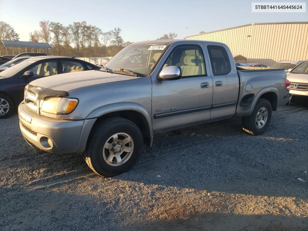 2004 Toyota Tundra Access Cab Sr5 VIN: 5TBBT44164S445624 Lot: 77277924