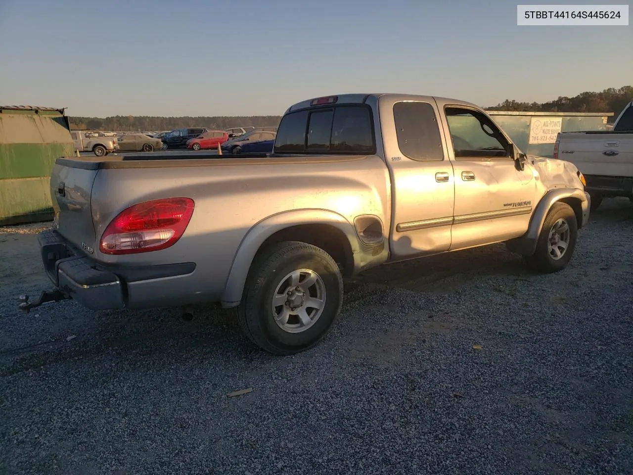 2004 Toyota Tundra Access Cab Sr5 VIN: 5TBBT44164S445624 Lot: 77277924