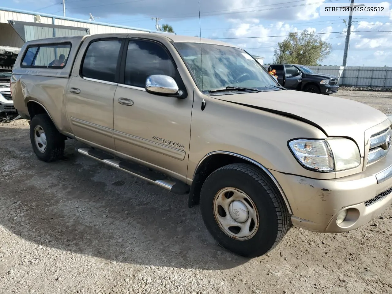 2004 Toyota Tundra Double Cab Sr5 VIN: 5TBET34104S459512 Lot: 77384234