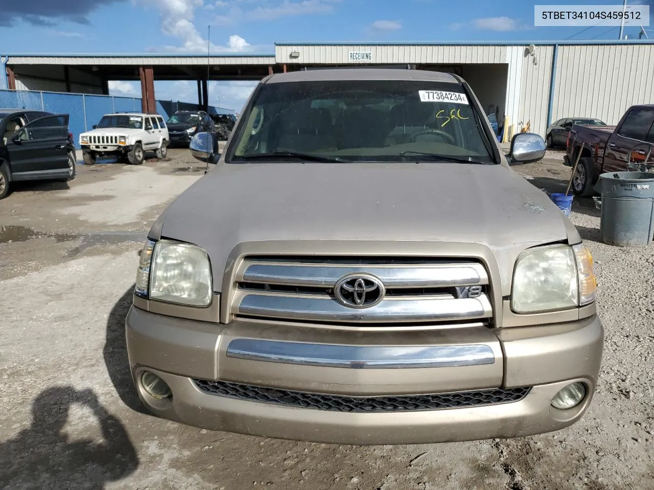 2004 Toyota Tundra Double Cab Sr5 VIN: 5TBET34104S459512 Lot: 77384234