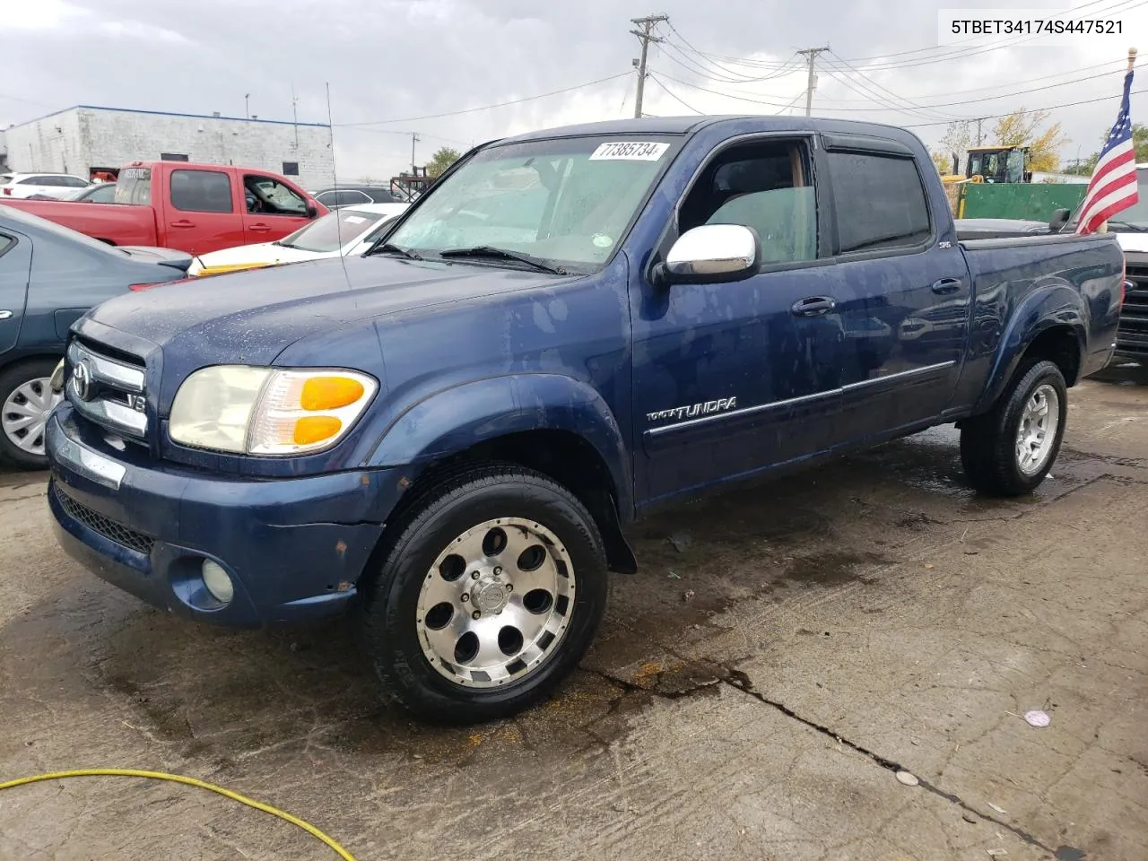 2004 Toyota Tundra Double Cab Sr5 VIN: 5TBET34174S447521 Lot: 77385734