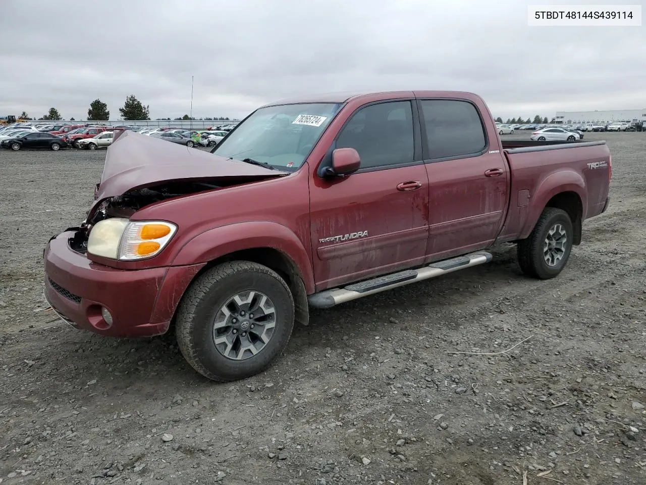 2004 Toyota Tundra Double Cab Limited VIN: 5TBDT48144S439114 Lot: 78265724