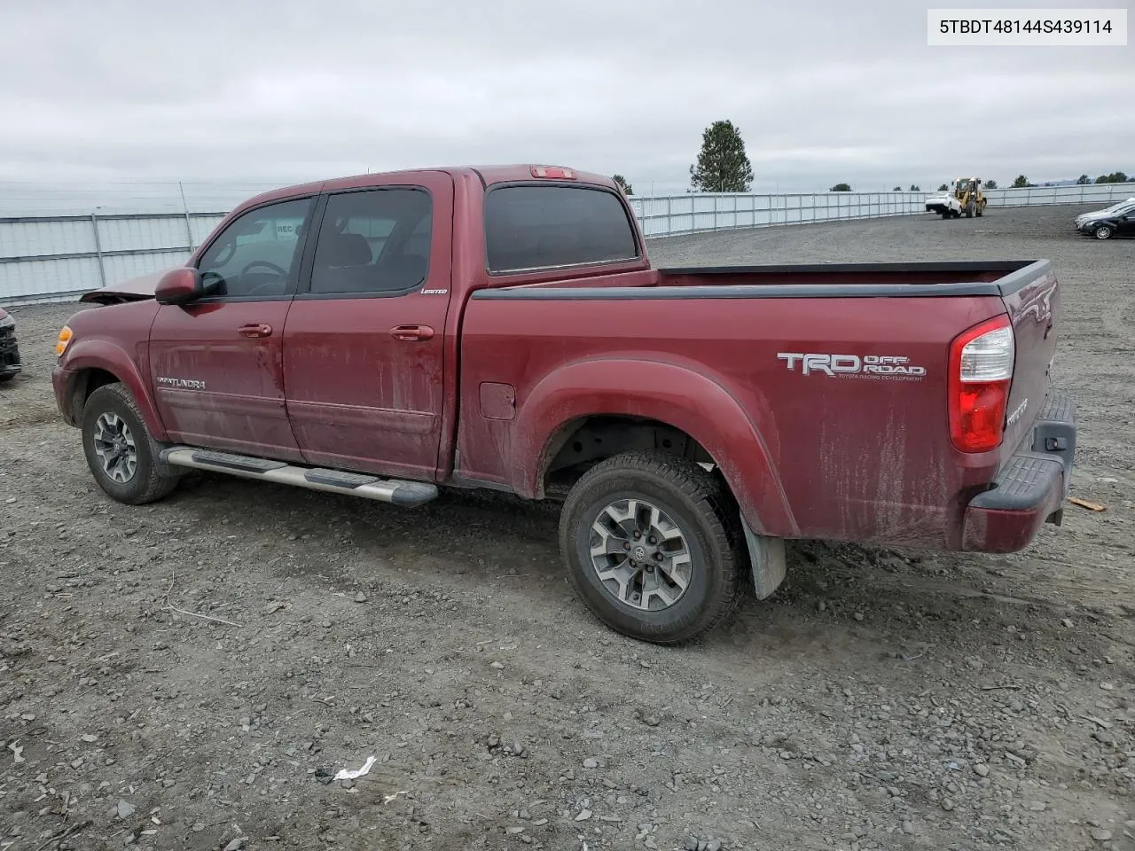 2004 Toyota Tundra Double Cab Limited VIN: 5TBDT48144S439114 Lot: 78265724