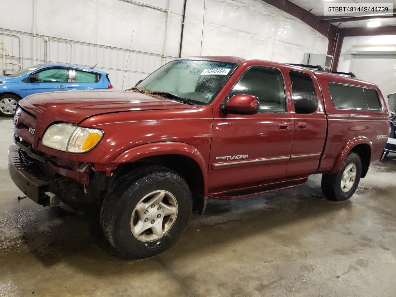 2004 Toyota Tundra Access Cab Limited VIN: 5TBBT48144S444739 Lot: 78548494