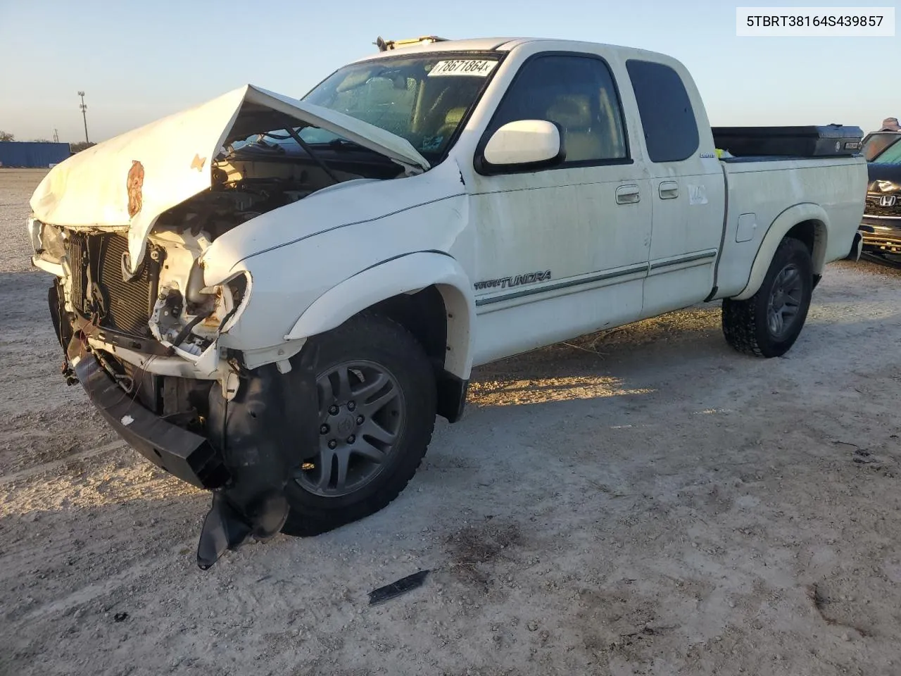 2004 Toyota Tundra Access Cab Limited VIN: 5TBRT38164S439857 Lot: 78671864