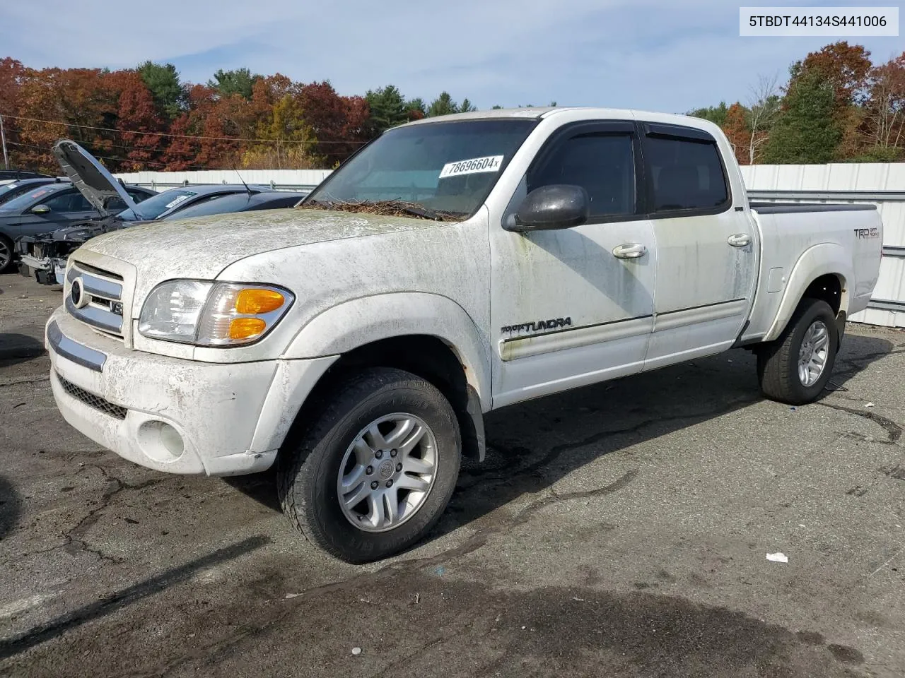 2004 Toyota Tundra Double Cab Sr5 VIN: 5TBDT44134S441006 Lot: 78696604