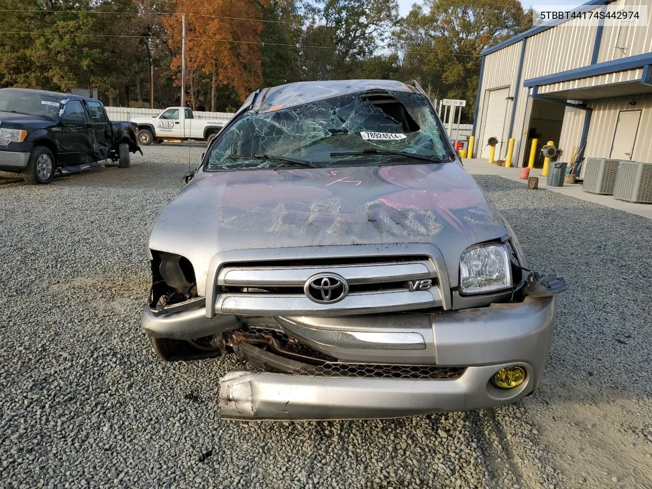 2004 Toyota Tundra Access Cab Sr5 VIN: 5TBBT44174S442974 Lot: 78924514