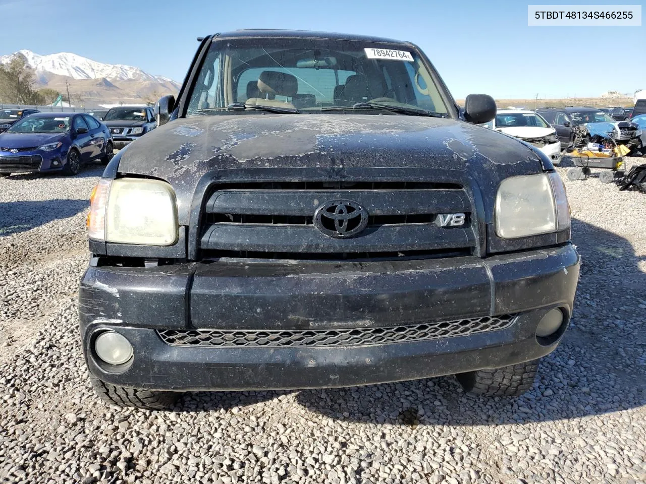 2004 Toyota Tundra Double Cab Limited VIN: 5TBDT48134S466255 Lot: 78942764