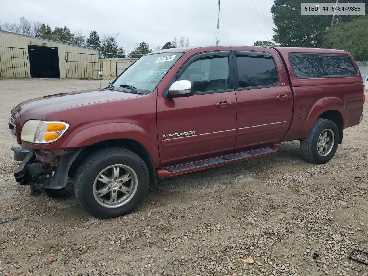 2004 Toyota Tundra Double Cab Sr5 VIN: 5TBDT44164S449388 Lot: 79019434