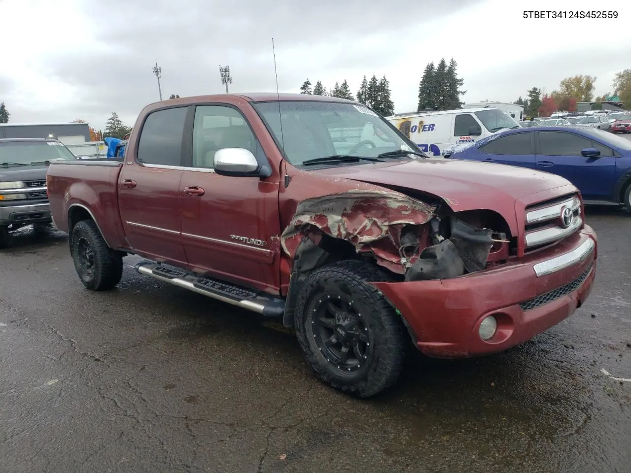 2004 Toyota Tundra Double Cab Sr5 VIN: 5TBET34124S452559 Lot: 79082664