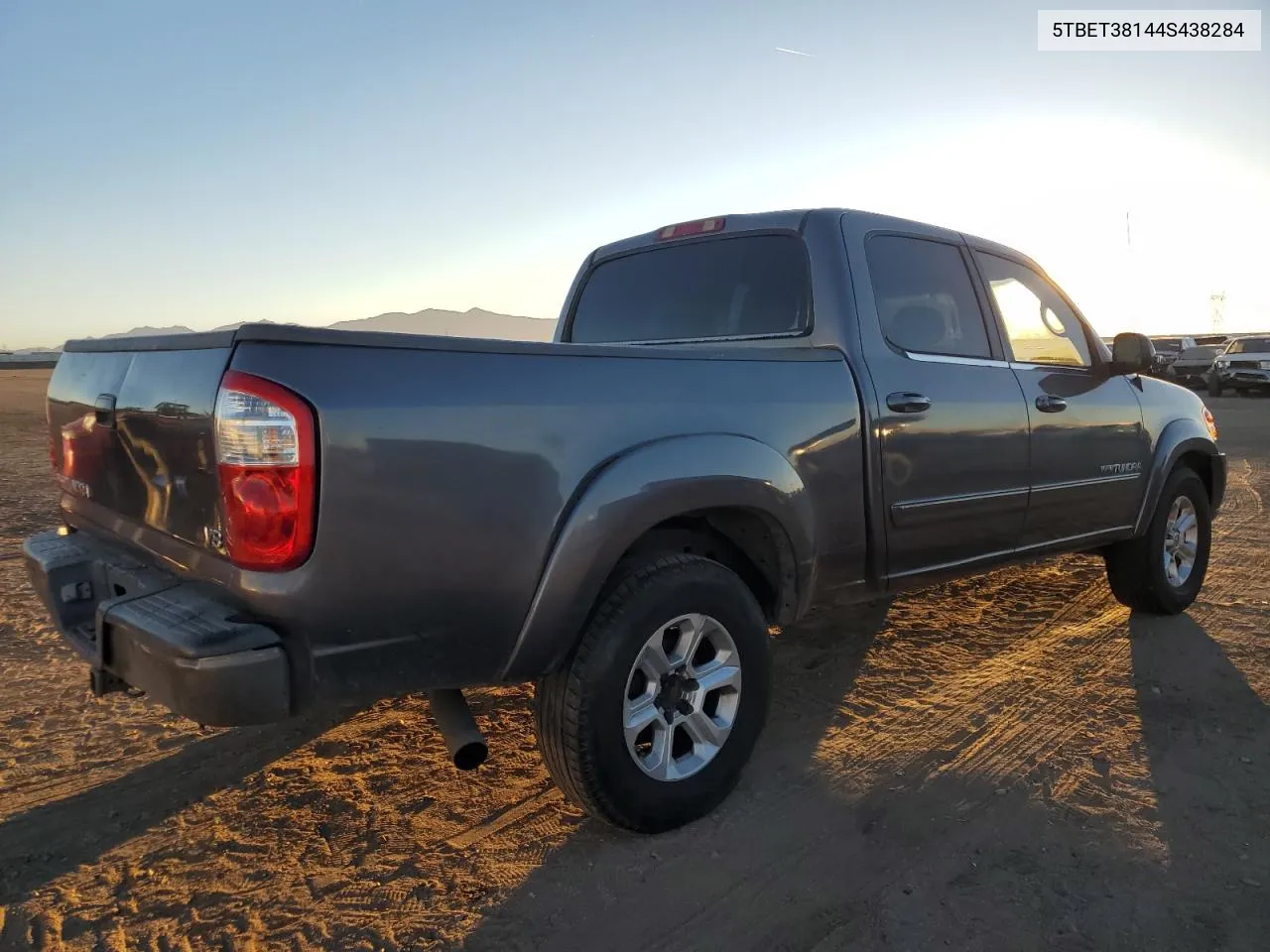 2004 Toyota Tundra Double Cab Limited VIN: 5TBET38144S438284 Lot: 79210744