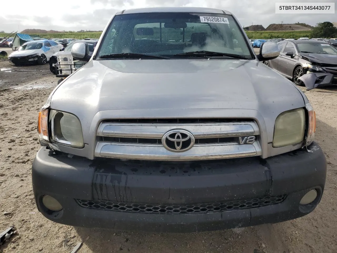 2004 Toyota Tundra Access Cab Sr5 VIN: 5TBRT34134S443077 Lot: 79520874