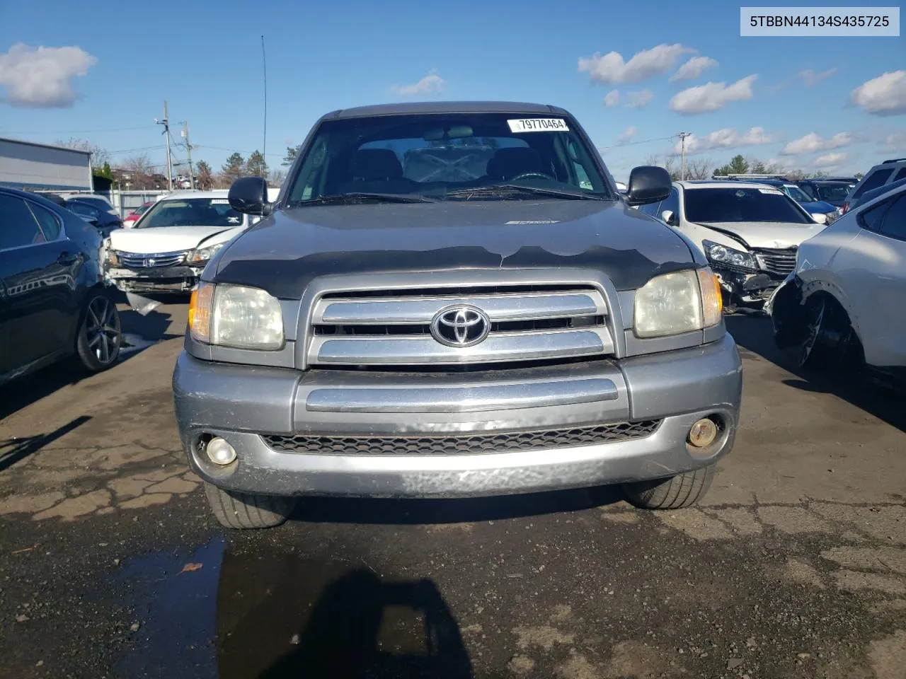 2004 Toyota Tundra Access Cab Sr5 VIN: 5TBBN44134S435725 Lot: 79770464