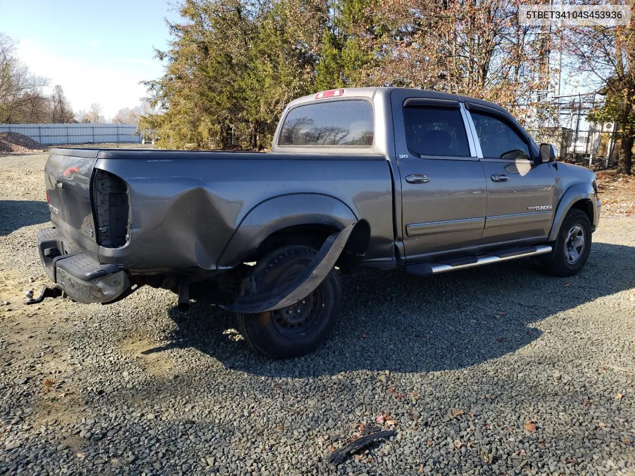 2004 Toyota Tundra Double Cab Sr5 VIN: 5TBET34104S453936 Lot: 80280304