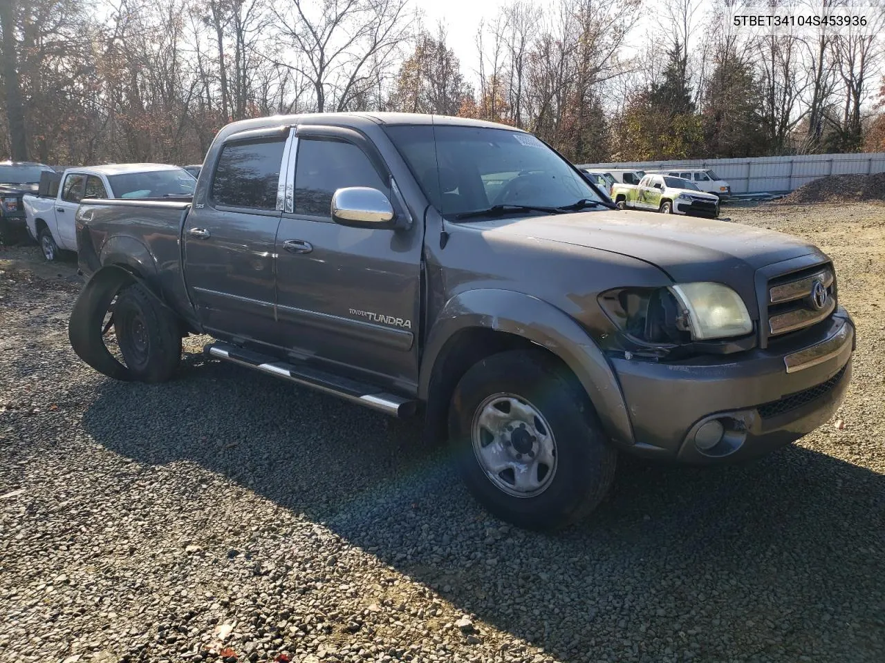 2004 Toyota Tundra Double Cab Sr5 VIN: 5TBET34104S453936 Lot: 80280304