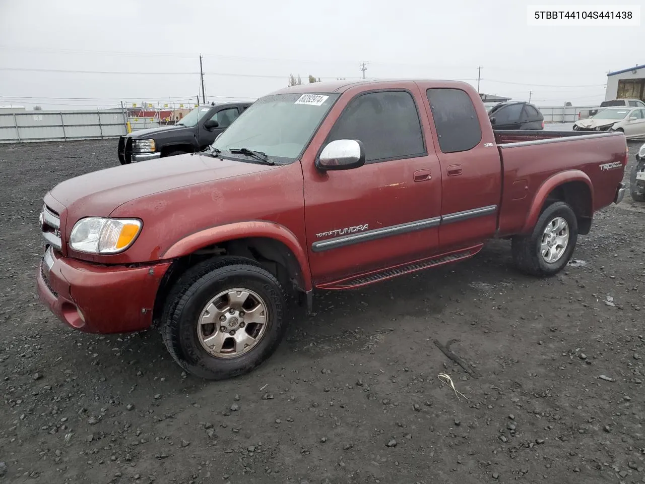 2004 Toyota Tundra Access Cab Sr5 VIN: 5TBBT44104S441438 Lot: 80282974