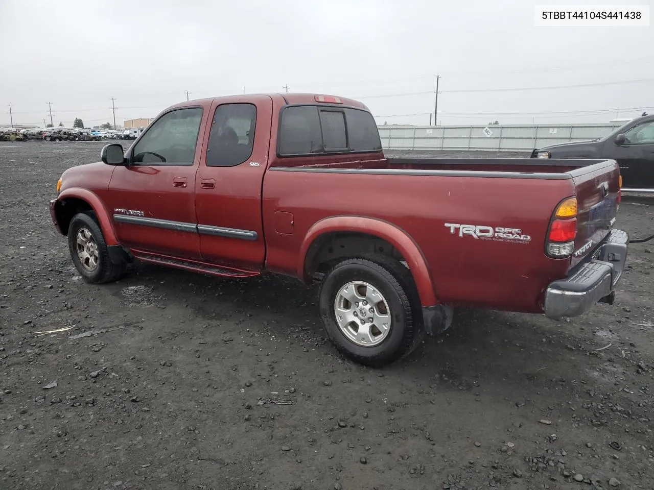 2004 Toyota Tundra Access Cab Sr5 VIN: 5TBBT44104S441438 Lot: 80282974