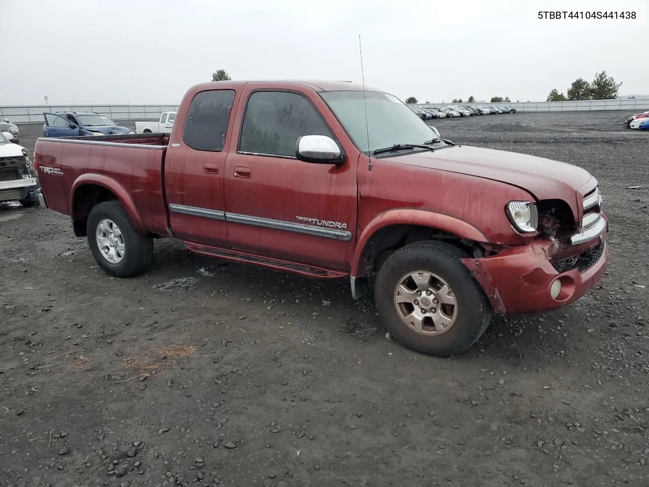 2004 Toyota Tundra Access Cab Sr5 VIN: 5TBBT44104S441438 Lot: 80282974