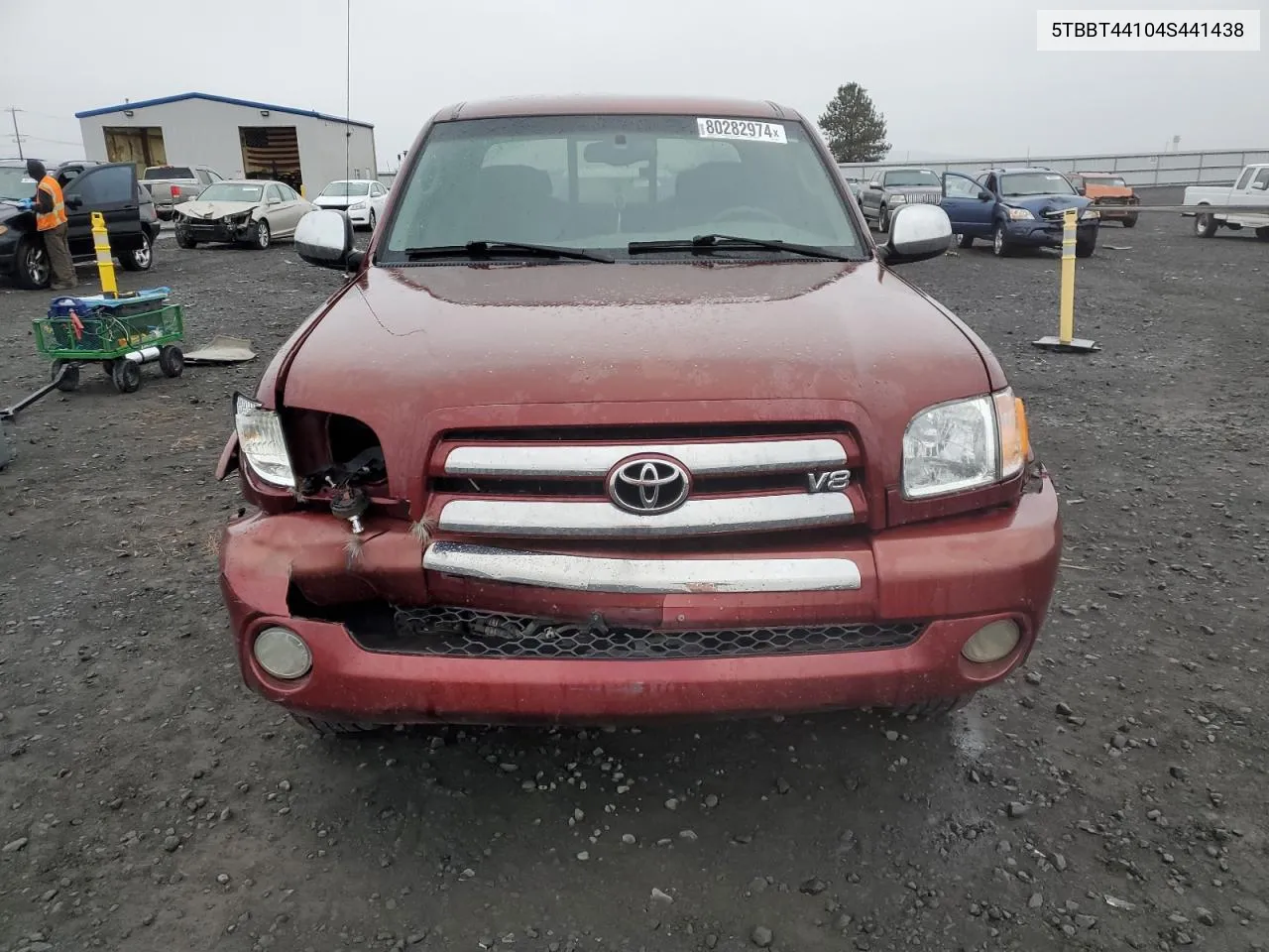 2004 Toyota Tundra Access Cab Sr5 VIN: 5TBBT44104S441438 Lot: 80282974