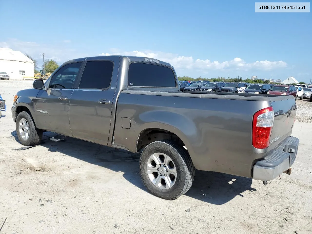 2004 Toyota Tundra Double Cab Sr5 VIN: 5TBET34174S451651 Lot: 80492354