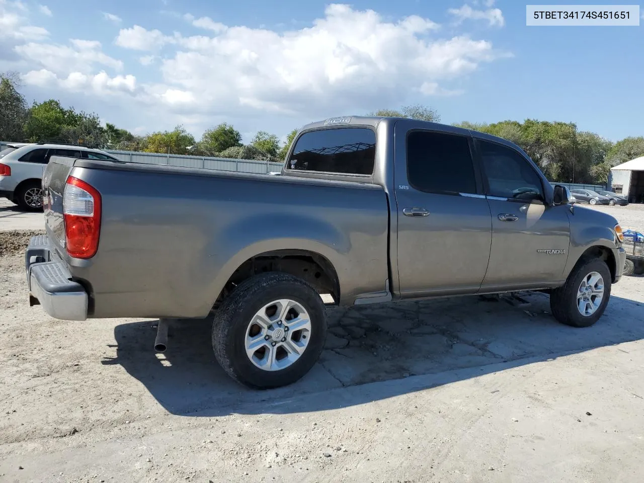 2004 Toyota Tundra Double Cab Sr5 VIN: 5TBET34174S451651 Lot: 80492354