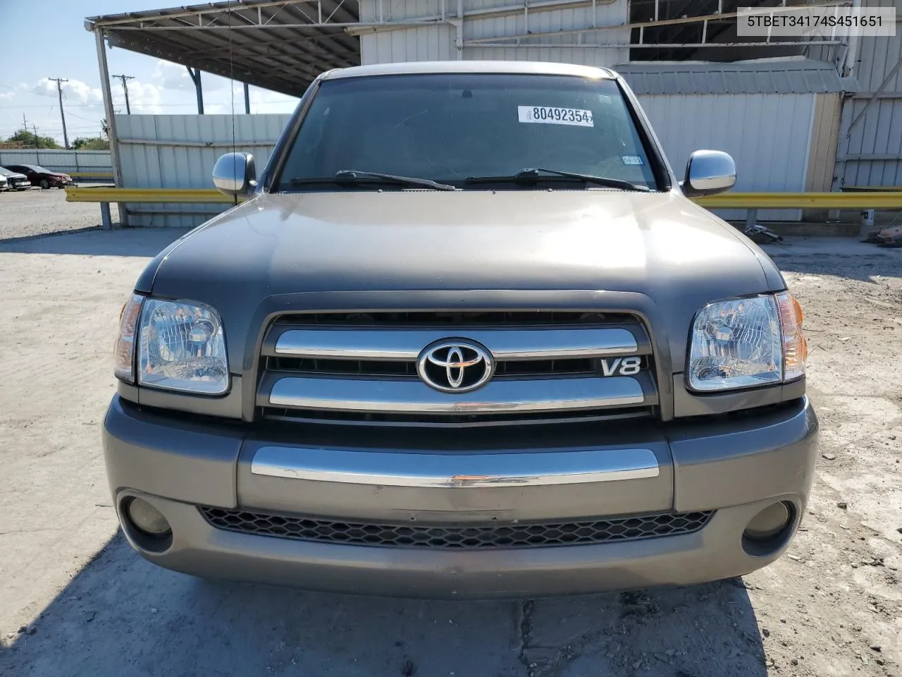 2004 Toyota Tundra Double Cab Sr5 VIN: 5TBET34174S451651 Lot: 80492354