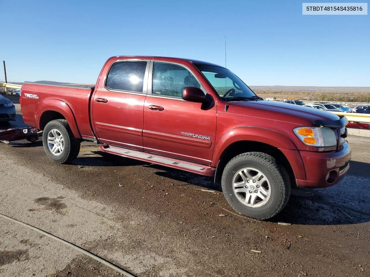 2004 Toyota Tundra Double Cab Limited VIN: 5TBDT48154S435816 Lot: 80508144