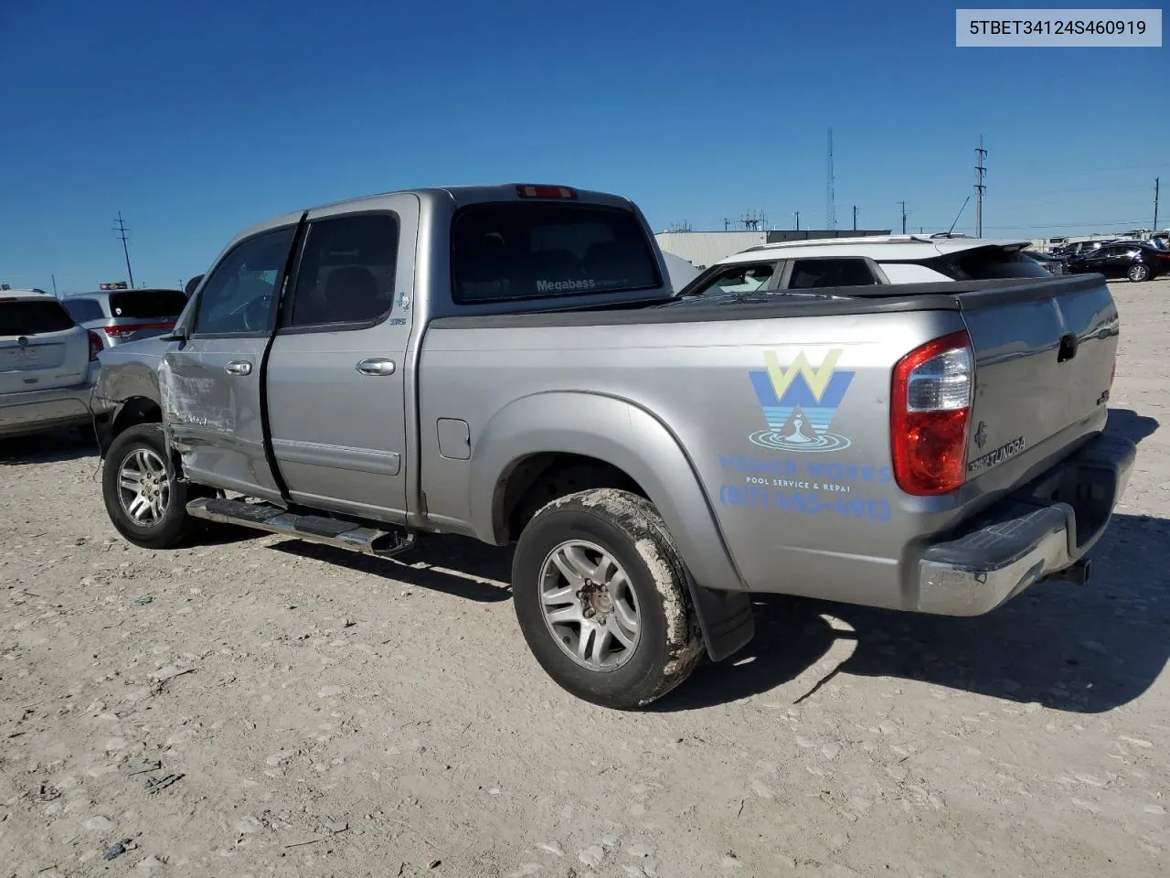 2004 Toyota Tundra Double Cab Sr5 VIN: 5TBET34124S460919 Lot: 81002034