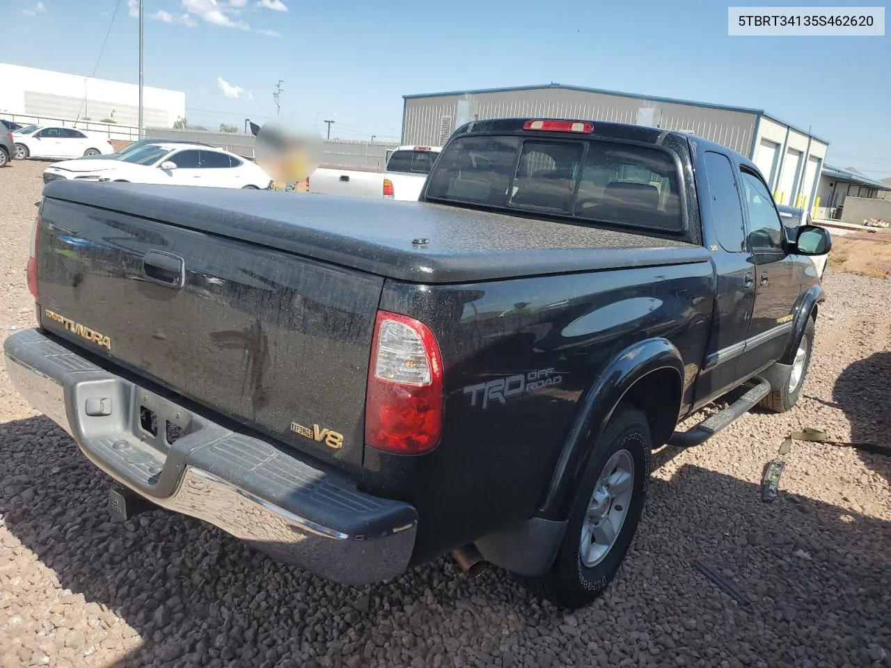 2005 Toyota Tundra Access Cab Sr5 VIN: 5TBRT34135S462620 Lot: 55023844