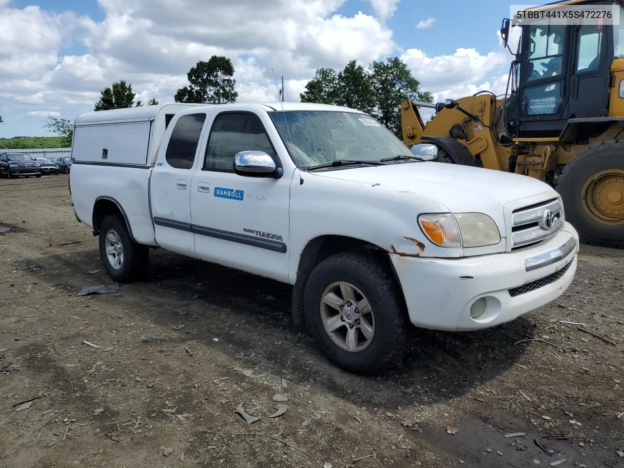 2005 Toyota Tundra Access Cab Sr5 VIN: 5TBBT441X5S472276 Lot: 55563104