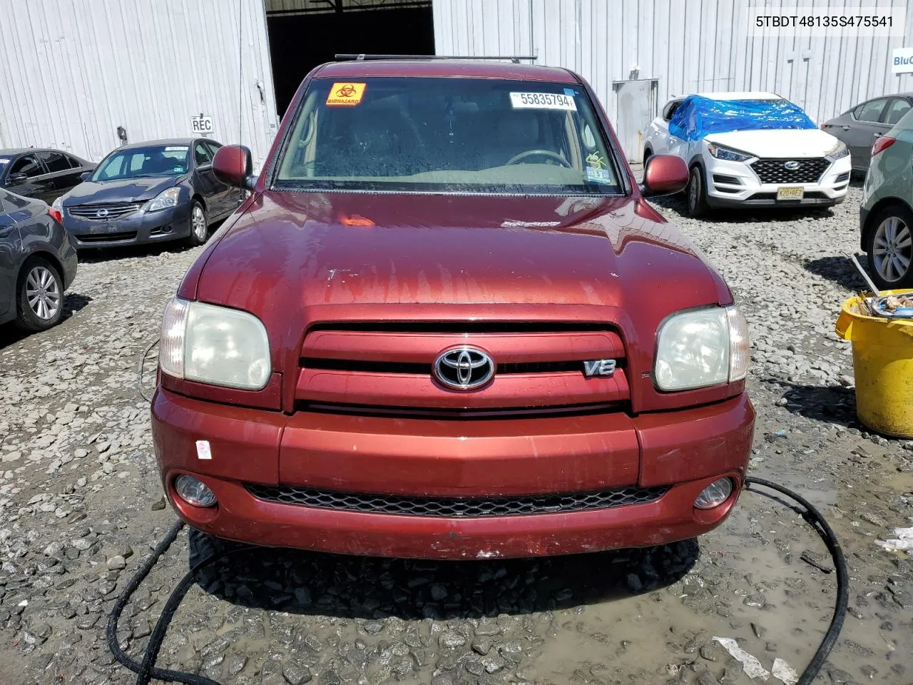 2005 Toyota Tundra Double Cab Limited VIN: 5TBDT48135S475541 Lot: 55835794