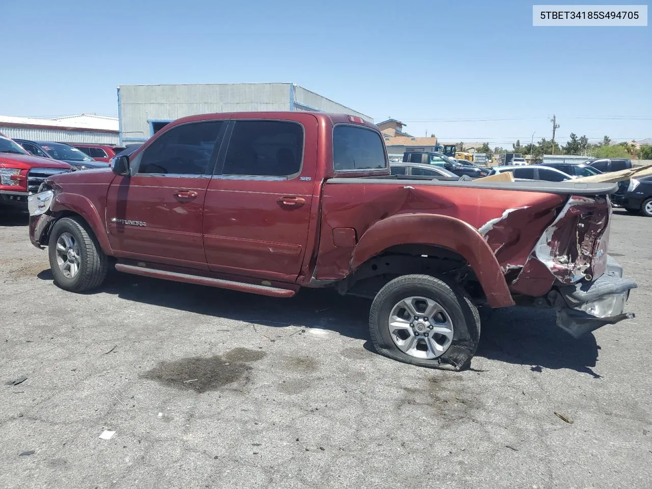 2005 Toyota Tundra Double Cab Sr5 VIN: 5TBET34185S494705 Lot: 59508584