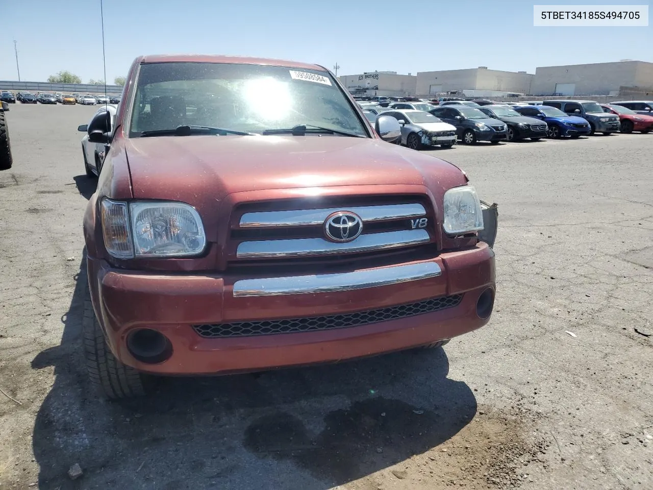 2005 Toyota Tundra Double Cab Sr5 VIN: 5TBET34185S494705 Lot: 59508584