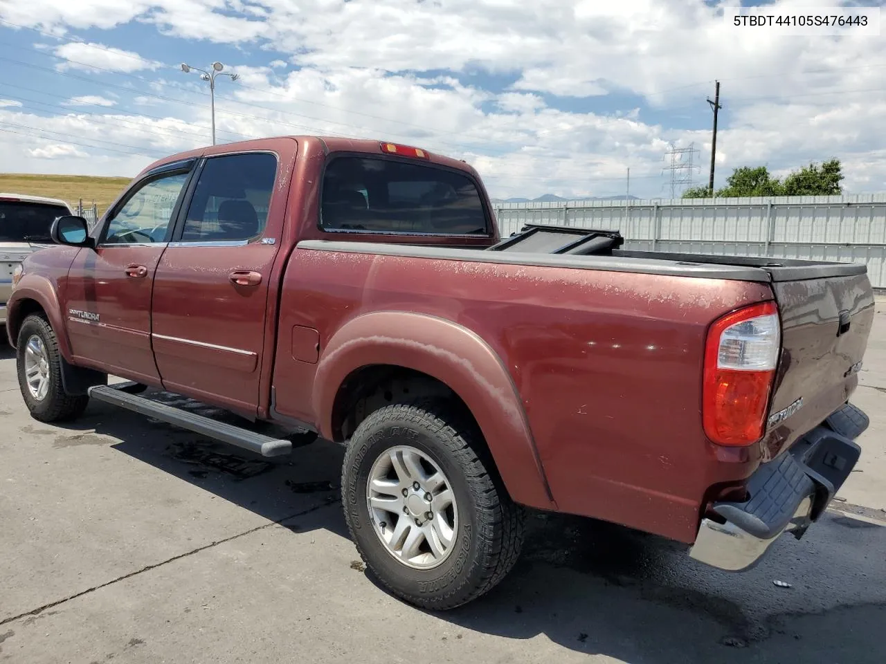 2005 Toyota Tundra Double Cab Sr5 VIN: 5TBDT44105S476443 Lot: 62149194