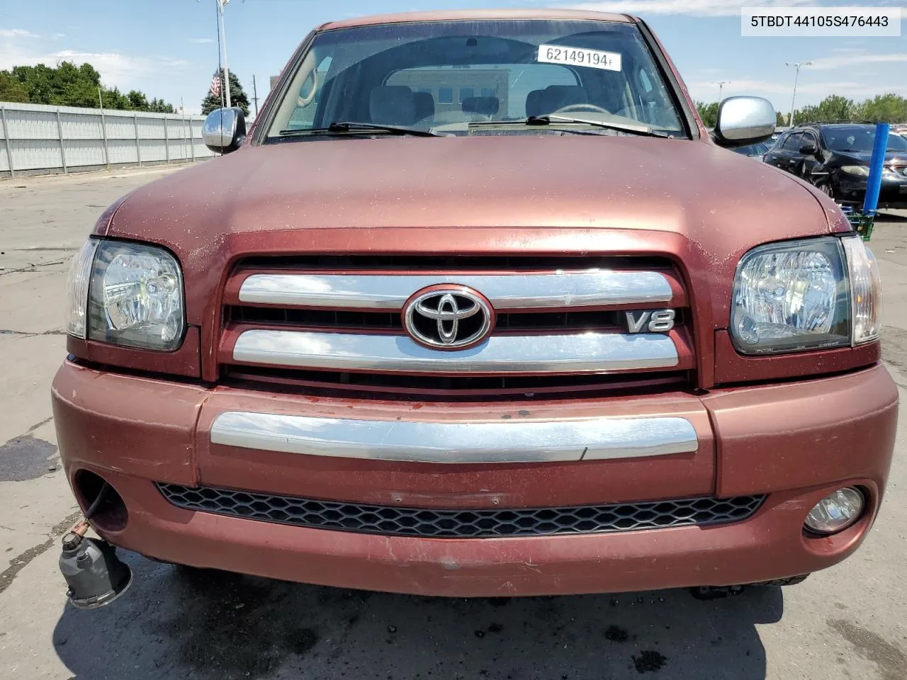 2005 Toyota Tundra Double Cab Sr5 VIN: 5TBDT44105S476443 Lot: 62149194