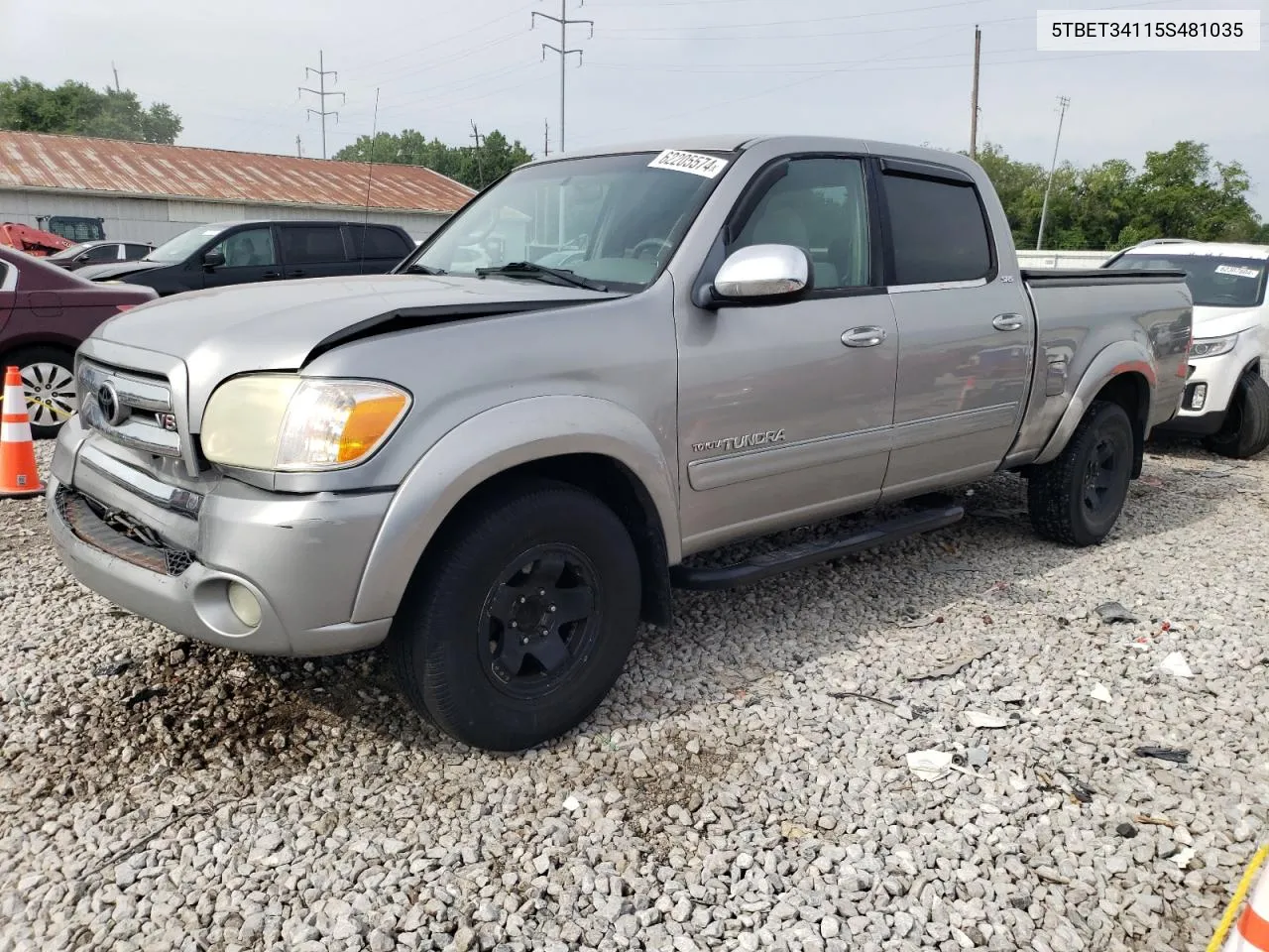 5TBET34115S481035 2005 Toyota Tundra Double Cab Sr5