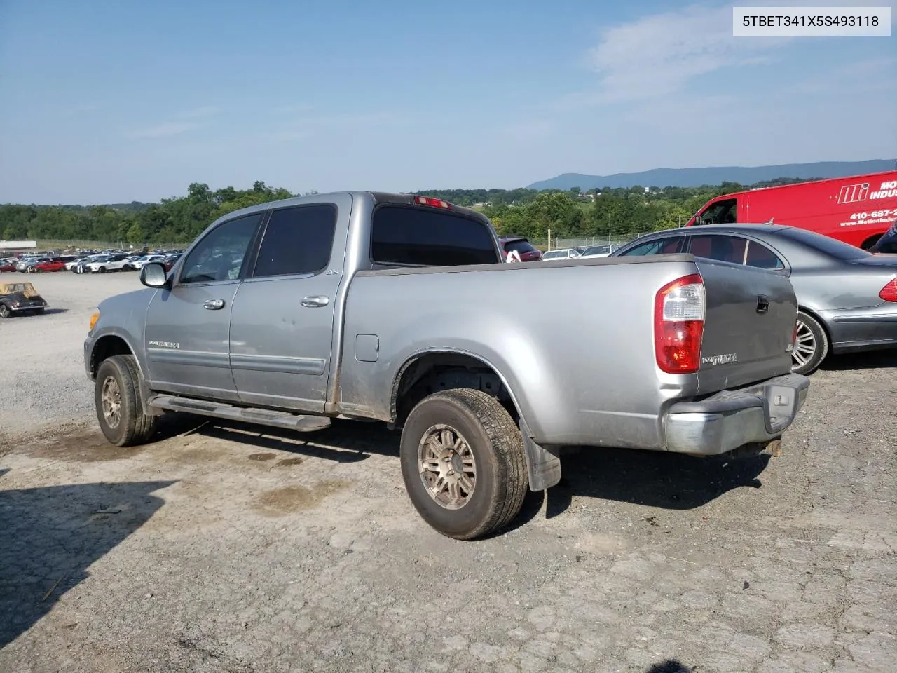 2005 Toyota Tundra Double Cab Sr5 VIN: 5TBET341X5S493118 Lot: 62902514