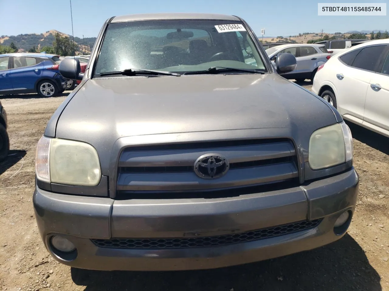 2005 Toyota Tundra Double Cab Limited VIN: 5TBDT48115S485744 Lot: 63129484