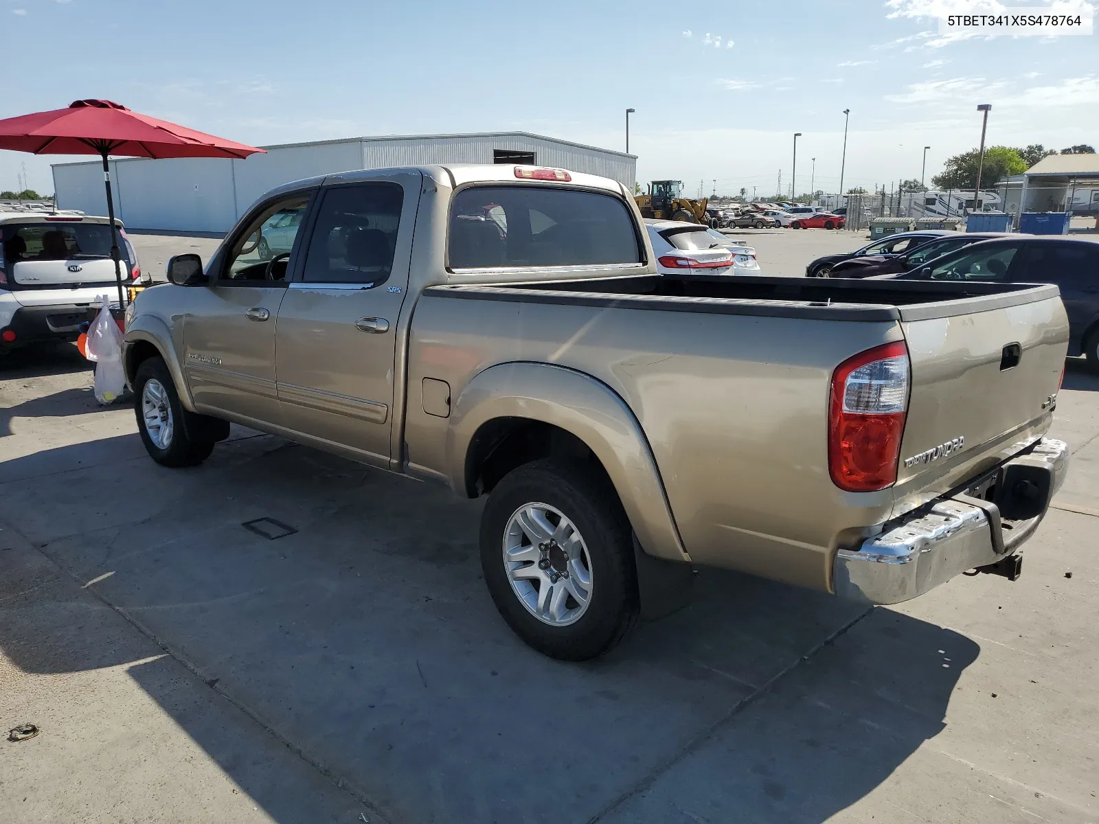 2005 Toyota Tundra Double Cab Sr5 VIN: 5TBET341X5S478764 Lot: 63150564