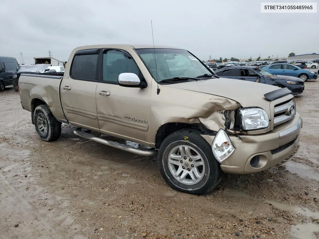 2005 Toyota Tundra Double Cab Sr5 VIN: 5TBET34105S485965 Lot: 64870014