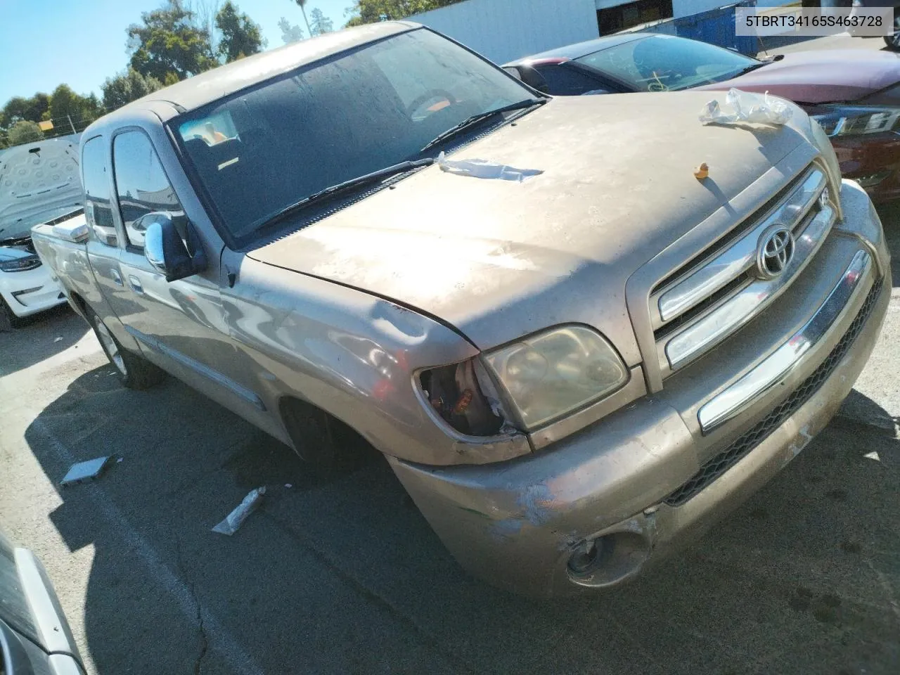 2005 Toyota Tundra Access Cab Sr5 VIN: 5TBRT34165S463728 Lot: 65950144